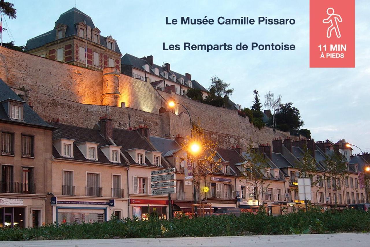 Studio Cosy En Plein Coeur Historique De Pontoise Lejlighed Eksteriør billede