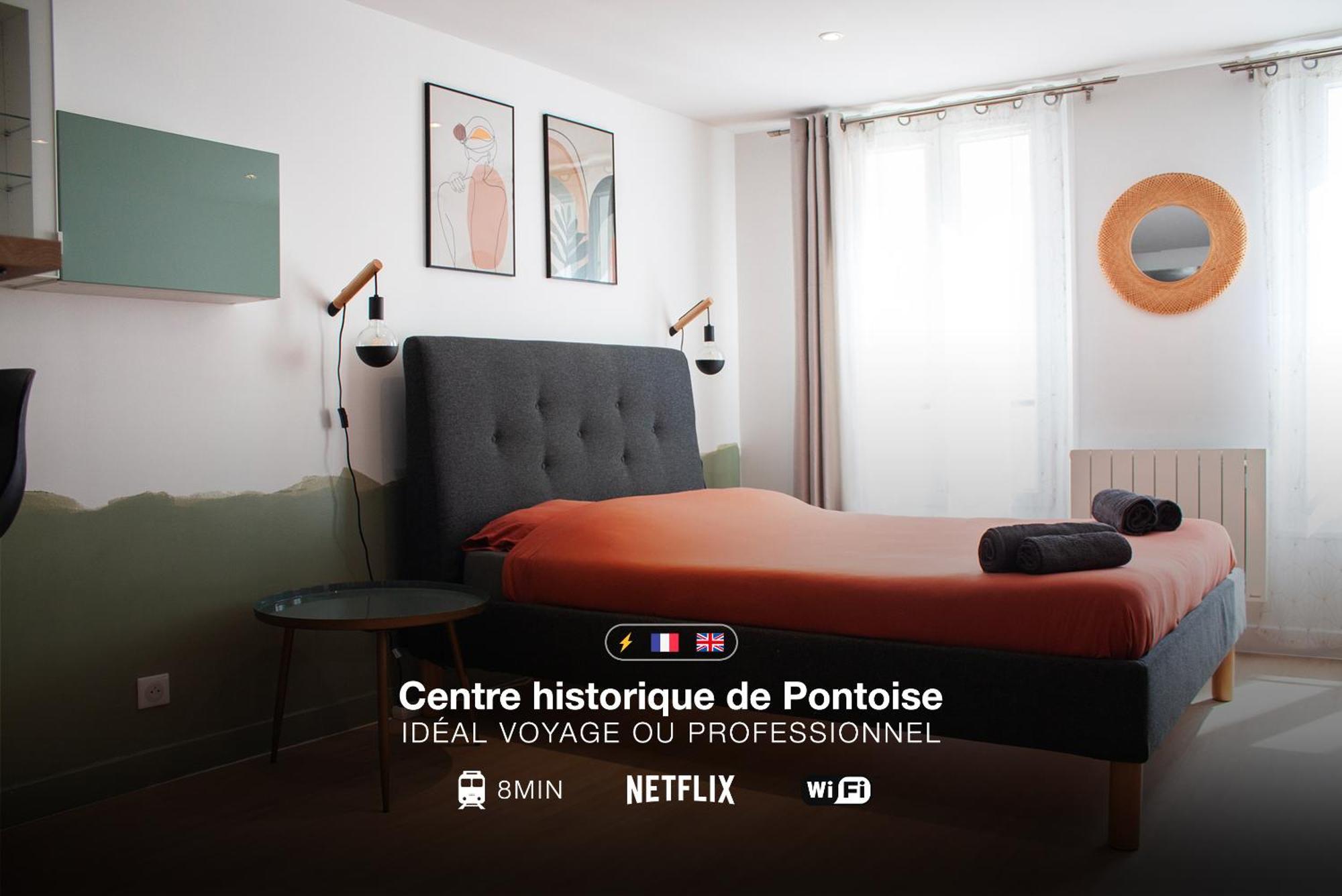Studio Cosy En Plein Coeur Historique De Pontoise Lejlighed Eksteriør billede